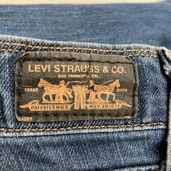 LEVIS Women’s Ultimate Lift Slim Straight 544 Jeans Blue Size 8 Medium - Picture 8 of 11